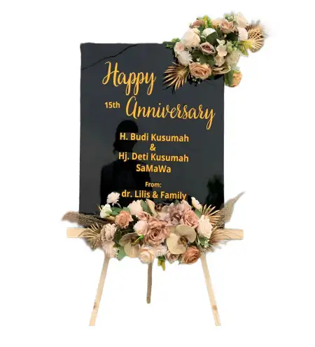 Papan Bunga Akrilik Anggana