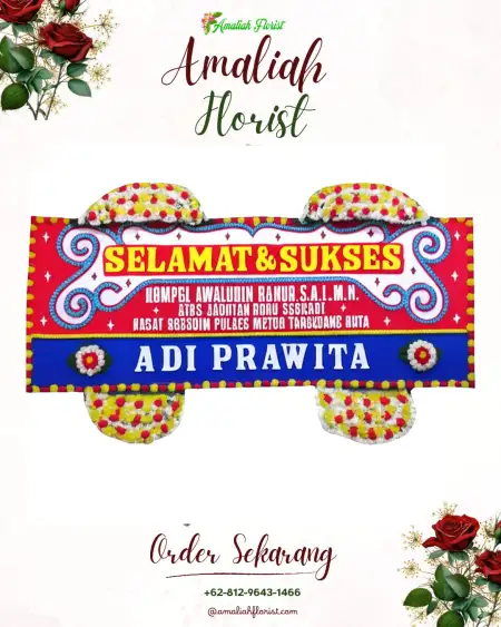Papan Bunga Ucapan Selamat Anggana