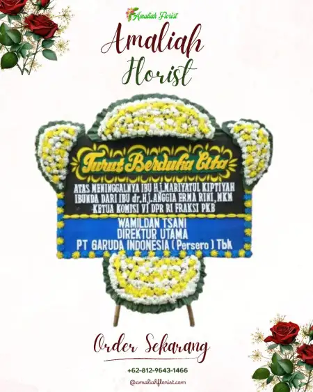Papan Bunga Duka Anggana